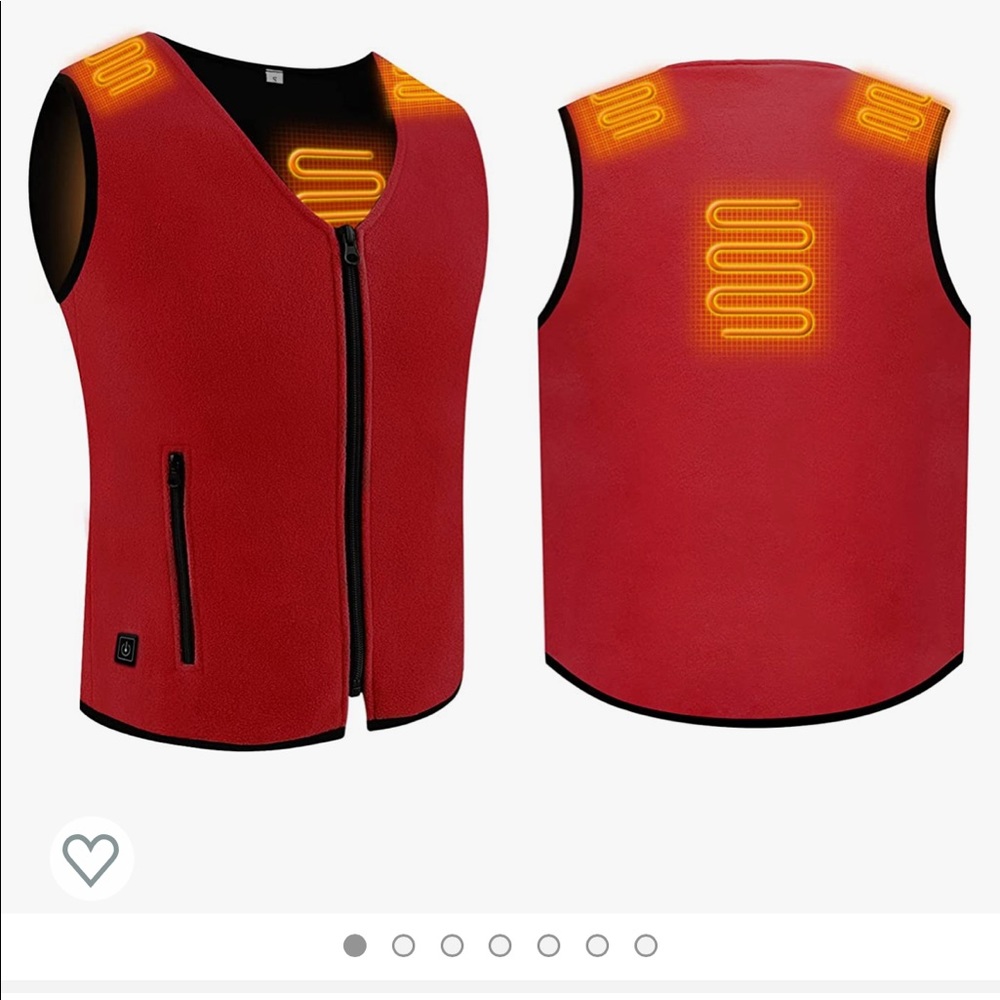 BABUTENLO Heated Vest for Men, Lightweight Heating Polar Fleece Vest